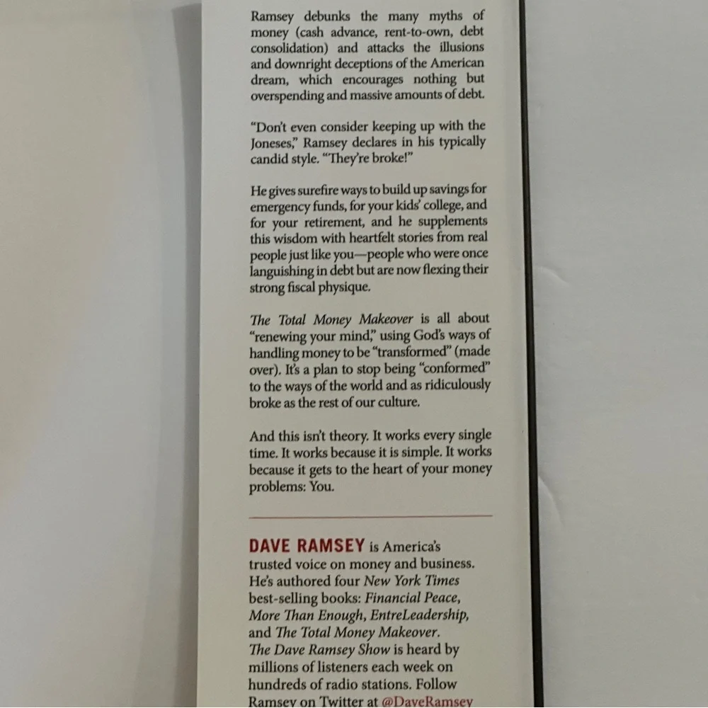 The Total Money Makeover by Dave Ramsey | Classic Edition | Hardcover Book - Picture 8 of 10
